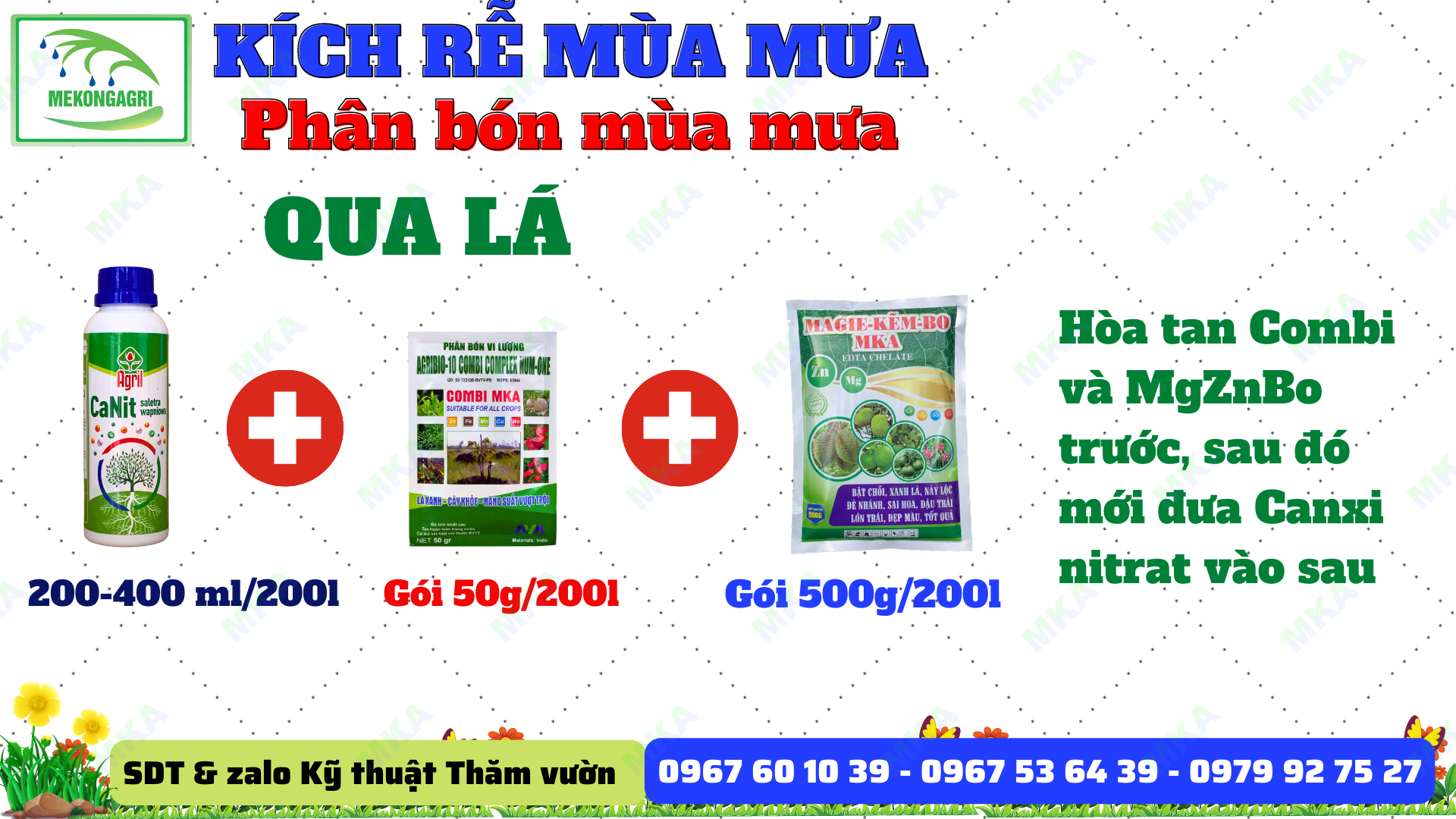 có nên kích rễ cho cây vào mùa mưa? Sử dụng humic có hiệu quả không? Phân bón lá nào hiệu quả vào mùa mưa?